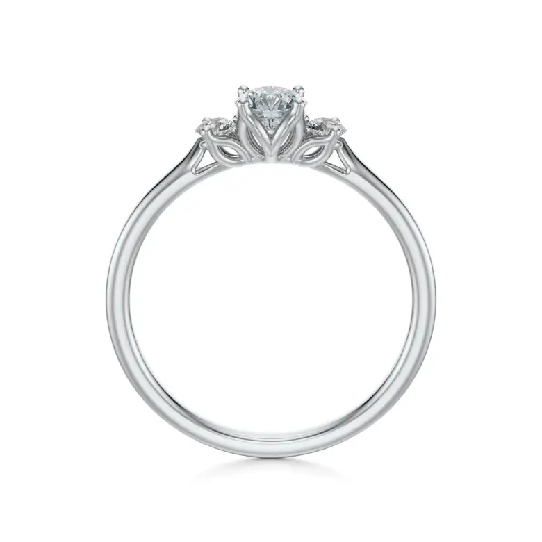 Pierścionek białe złoto z diamentami AJPZ_091